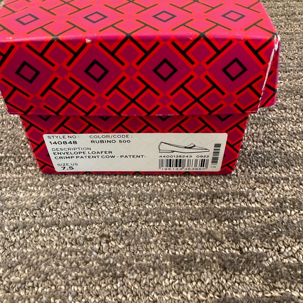Tory Burch Envelope Loafer - Red/Burgundy - Picture 7 of 7